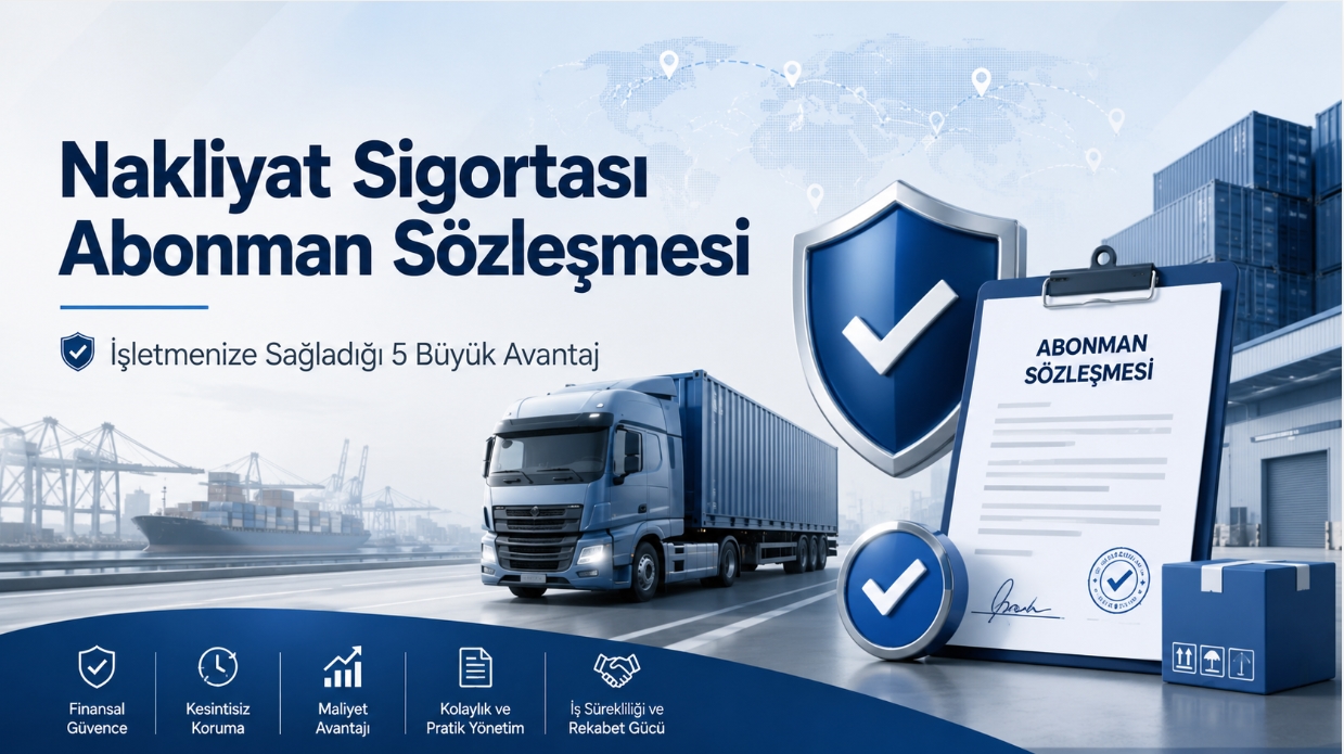 Nakliyat Sigortası Abonman Sözleşmesi Nedir? İşletmenize Sağladığı 5 Büyük Avantaj